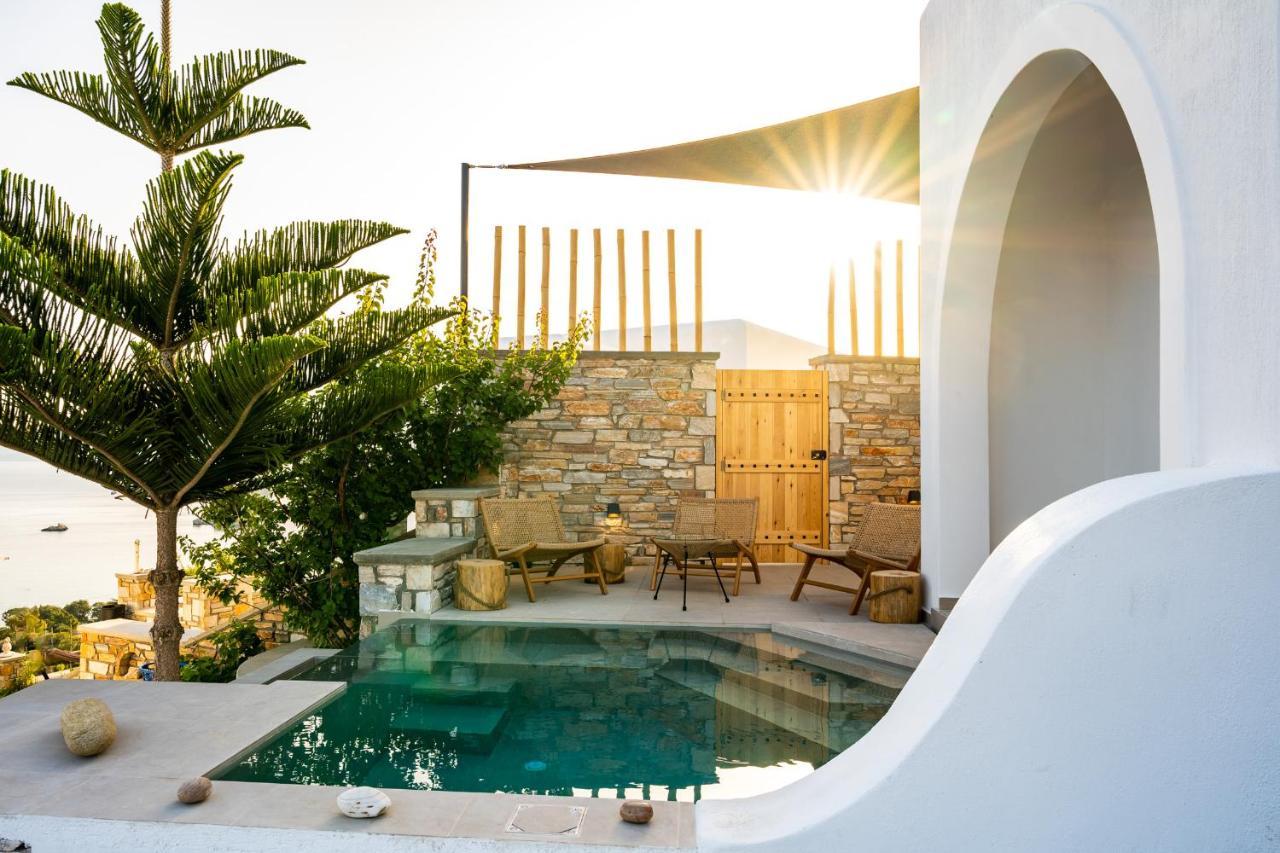 Ios Seaside House With Sunset View And Small Pool Chora de Ios Exterior foto